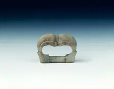 Jade buckle, China, 8th-12th century. Creator: Unknown