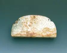Jade chatelaine with cockatoos, Liao or Northern Song dynasty, China, 10th-11th century. Creator: Unknown