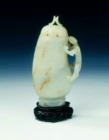Jade covered gourd shaped hu, Southern Song or Yuan dynasty, China, 12th-14th century. Creator: Unknown