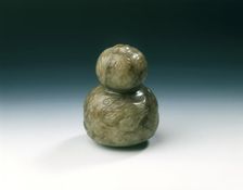 Jade double-gourd pendant, late Tang, Five dynasties or early Liao dynasty, China, 845-960