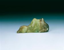 Jade double-humped camel, Tang dynasty, China, 618-906. Creator: Unknown