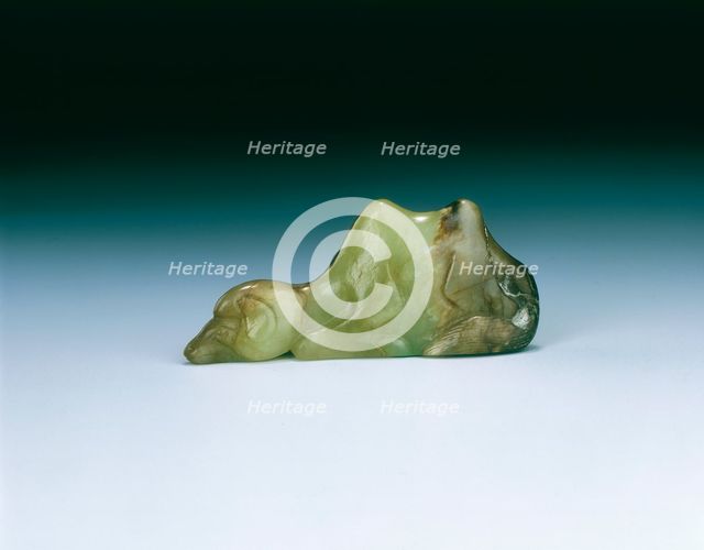 Jade double-humped camel, Tang dynasty, China, 618-906. Creator: Unknown.