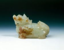 Jade dragon-headed tortoise, Yuan dynasty-early Ming dynasty, China, 1279-1499. Creator: Unknown