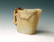 Jade ewer with kui dragon handle, Southern Song or Yuan dynasty, China, 12th-14th century