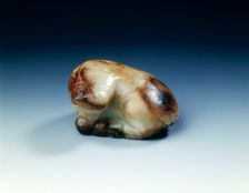 Jade feline, Western Han dynasty, China, 206 BC-8 AD. Creator: Unknown