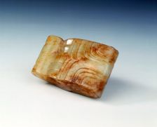 Jade finial, Han dynasty, China, 206 BC-220 AD. Creator: Unknown