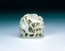 Jade finial, Liao, Jin or Yuan dynasty, China, 11th-13th century. Creator: Unknown