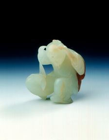 Jade fisherman and clam, Qing dynasty, China, c1800. Creator: Unknown