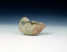 Jade goose cup, Ming dynasty, China, 1368-1644. Creator: Unknown