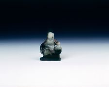 Jade group of a boy riding a fish, Ming dynasty, China, 1369-1644. Creator: Unknown