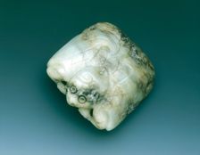 Jade hat ornament in the form of a bird, Yuan dynasty, China, 1279-1368. Creator: Unknown
