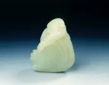Jade lotus and fish, Ming dynasty, China, 14th-16th century. Creator: Unknown