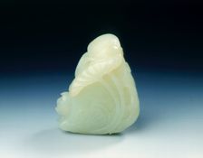Jade lotus and fish, Ming dynasty, China, 14th-16th century. Creator: Unknown