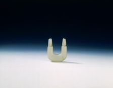Jade nose plug, Han dynasty, China, 206 BC-220 AD