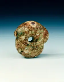 Jade pudding stone ring, neoloithic, Chahai type, northern China, c4700-3000 BC. Creator: Unknown