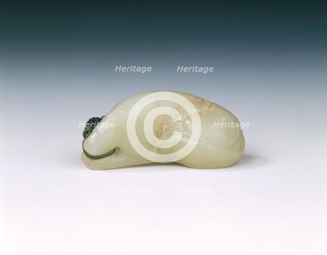 Jade recumbent horse, Southern Song dynasty, China, 1127-1279. Creator: Unknown.