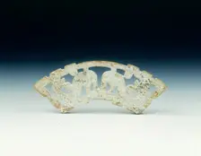 Jade reticulated huang dragon pendant, Warring States period, China, 475-221 BC. Creator: Unknown