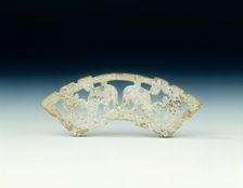 Jade reticulated huang dragon pendant, Warring States period, China, 475-221 BC. Creator: Unknown