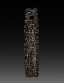 Jade Scepter with Interlocking Pattern, c. 600-400 BC. Creator: Unknown