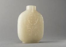Jade snuff bottle , China, Qing dynasty, 1644-1911. Creator: Unknown