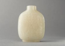 Jade snuff bottle , China, Qing dynasty, 1644-1911. Creator: Unknown