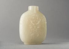 Jade snuff bottle , China, Qing dynasty, 1644-1911. Creator: Unknown
