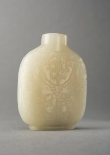 Jade snuff bottle , China, Qing dynasty, 1644-1911. Creator: Unknown