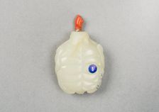 Jade snuff bottle in a turtle form, China, Qing dynasty, 1644-1911. Creator: Unknown