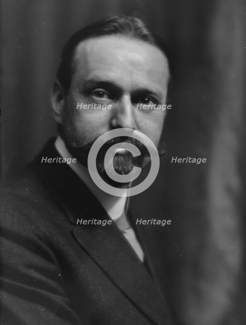Jaeger, Charles, Dr., portrait photograph, 1913. Creator: Arnold Genthe.