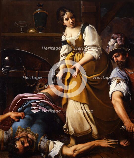 Jael and Sisera, c1628. Creator: Tiarini, Alessandro (1577-1668).