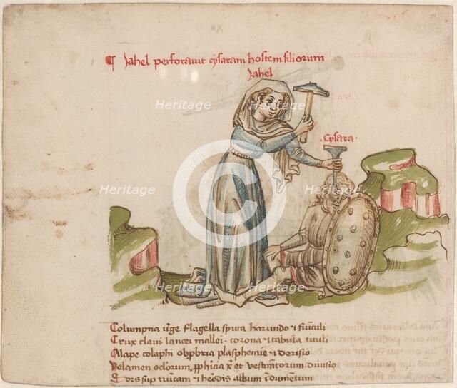 Jael Killing Sisera, c. 1460. Creator: Unknown.