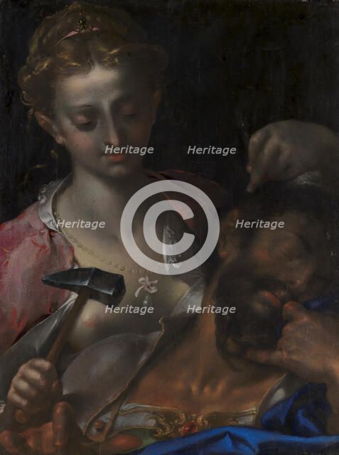 Jael Kills Sisera, 1561-1611. Creator: Bartholomeus Spranger.