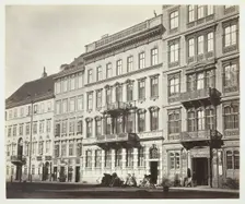 Jägerzeile No. 39, Wohnhaus des Herrn Stef. Mayerhofer, 1860s. Creator: Unknown