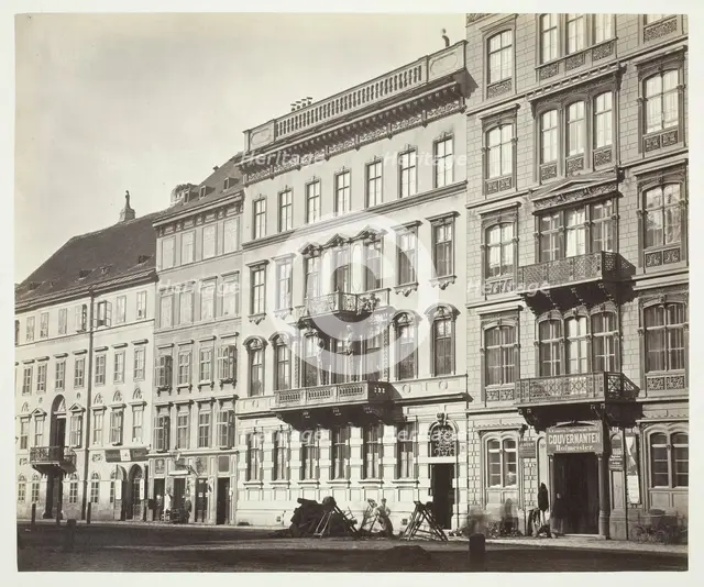 Jägerzeile No. 39, Wohnhaus des Herrn Stef. Mayerhofer, 1860s. Creator: Unknown.