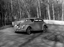 Jaguar Mk V, RAC rally 1954. Reg JWY 529. Creator: Unknown