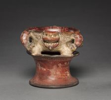 Jaguar Bowl, c. 850-1500. Creator: Unknown