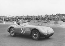 Jaguar C type , Duncan Hamilton Goodwood 1951. Creator: Unknown