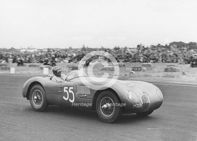 Jaguar C type , Duncan Hamilton Goodwood 1951. Creator: Unknown.