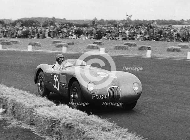 Jaguar C type , Duncan Hamilton Goodwood 1951. Creator: Unknown.