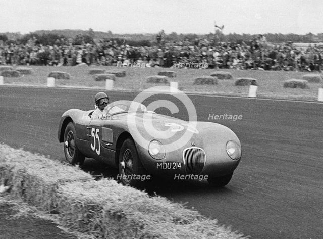 Jaguar C type , Duncan Hamilton Goodwood 1951. Creator: Unknown.