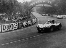 Jaguar D type, Bueb/Hawthorn 1955 Le Mans. Creator: Unknown