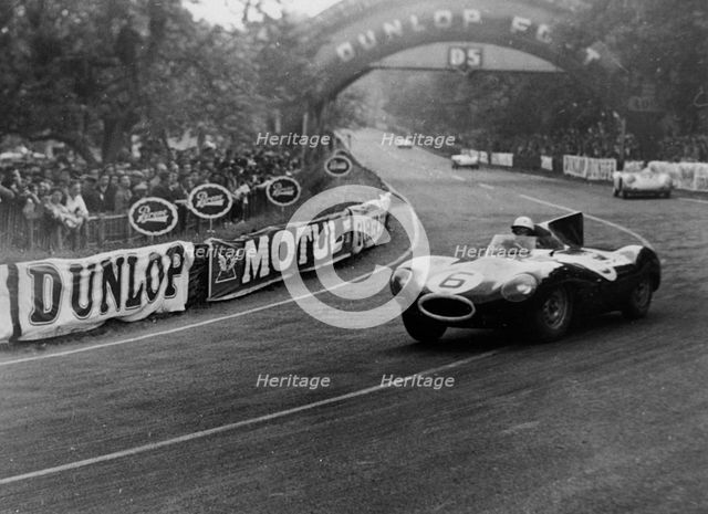 Jaguar D type, Bueb/Hawthorn 1955 Le Mans. Creator: Unknown.