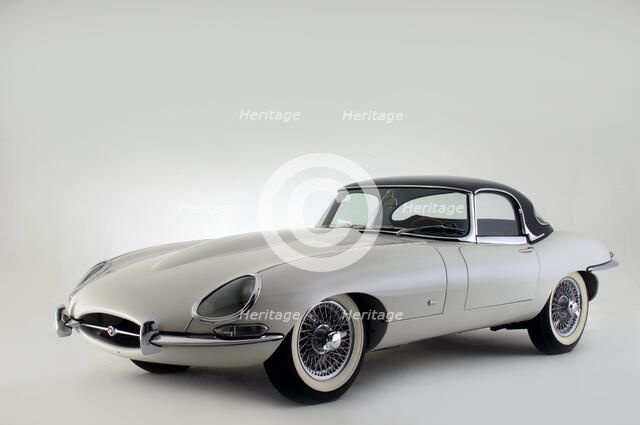 Jaguar E type 1961. Artist: Simon Clay.