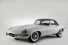 Jaguar E type 1961. Artist: Simon Clay