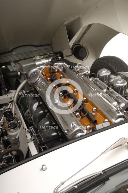 Jaguar E type 1961. Artist: Simon Clay.