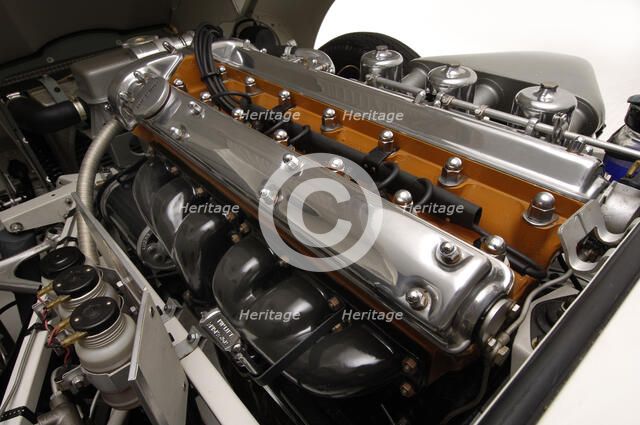 Jaguar E type 1961. Artist: Simon Clay.