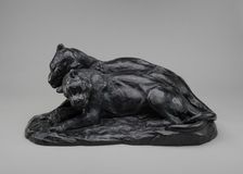 Jaguar Lovers, 1888. Creator: Edward Kemeys