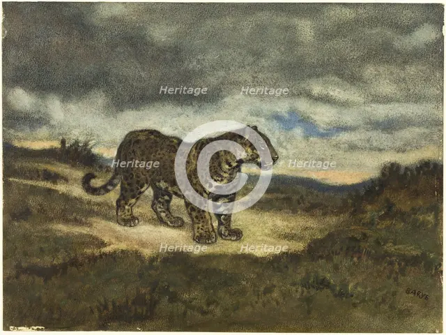 Jaguar Standing, 1830/50. Creator: Antoine-Louis Barye.
