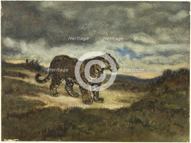 Jaguar Standing, 1830/50. Creator: Antoine-Louis Barye.