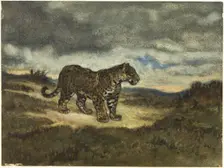 Jaguar Standing, 1830/50. Creator: Antoine-Louis Barye